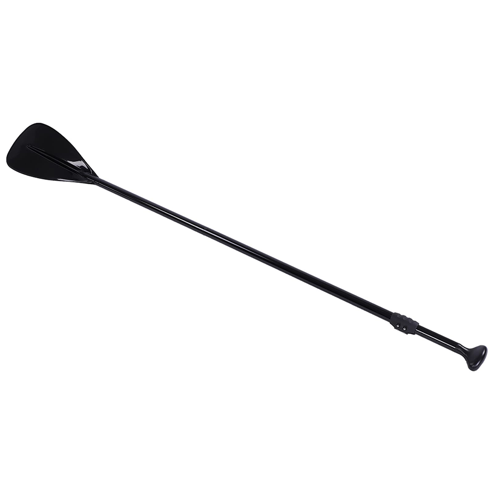 Bediffer Deska Surfingowa Paddle z Wytrzymałego Stopu Aluminium i Chowanej Długości dla Entuzjastów Pływania łódką i Kajakarstwa Classic Black