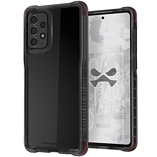 Image of Ghostek Covert Galaxy A72 Phone Case with Clear Slim Fit Design and Anti-Slip Grip Bumper Premium Shockproof Protection Thin Protective Phone Covers Designed for 2021 Galaxy A72 5G (6.7 Inch) (Smoke)
