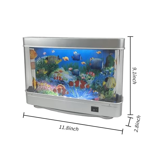 Fake-Fish-Tank-Mini-AquariumArtificial-Tropical-Fish-DecorativeFake-Aquarium-Decorative-LampAquarium-Lights-Motion-Lamp-Night-Light-with-Moving-FishGift-for-KidsUS-Plug Fake-Fish-Tank-Mini-AquariumArtificial-Tropical-Fish-DecorativeFake-Aquarium-Decorative-LampAquarium-Lights-Motion-Lamp-Night-Light-with-Moving-FishGift-for-KidsUS-Plug