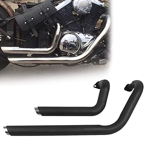 Kit de tuyau d'échappement en acier robuste avec silencieux pour Kawasaki EN800 VN800