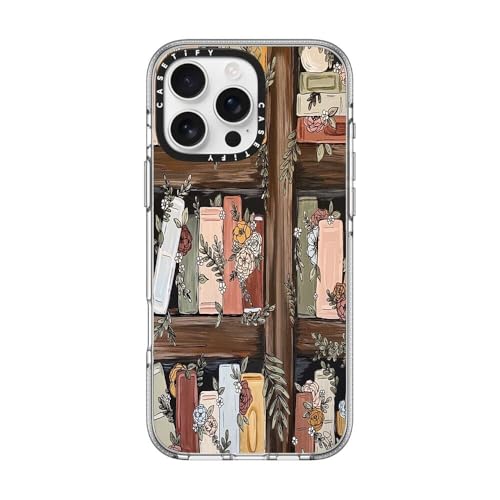 CASETiFY (�P�[�X�e�B�t�@�C) �N���A�P�[�X iPhone 16 Pro Max�p [���΂ݖh�~ / 6.6�t�B�[�g�R�p�O���[�h��3�{�̗����ɑ΂���ی��/Magsafe�Ή�] - �u�b�N�V�F���t�K�[�f�� - �N���A