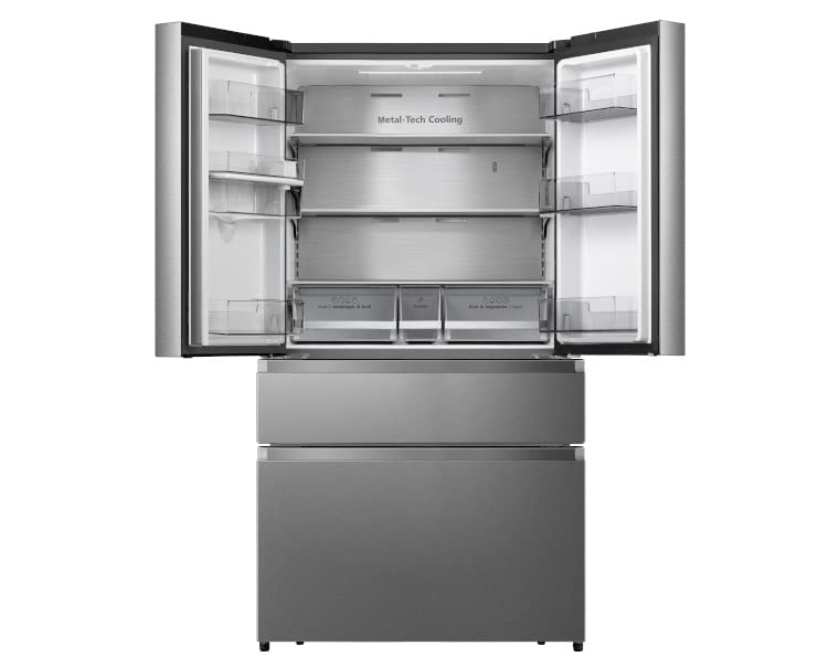 Hisense-RF749N4WIF-Frigorifico-Premium-Inverter-Americano-Con-dispensador-No-Frost-180-Metros-Cajon-585Litros-Sistema-de-flujo-de-aire-Acabado-Inox Hisense-RF749N4WIF-Frigorifico-Premium-Inverter-Americano-Con-dispensador-No-Frost-180-Metros-Cajon-585Litros-Sistema-de-flujo-de-aire-Acabado-Inox