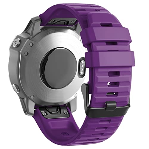 Bracelet silicone Garmin Fenix 7X 7S à libération rapide facile 22 26 mm