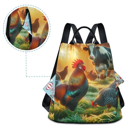 Mochila antirrobo con cremallera trasera ideal para viajes de moda 4