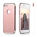iPhone 7 Case Hedonism[Designers Series] Sleek Ultra Slim iPhone 7 Cases Suede Feel Slender Appearance+[Spare Screen Protector] for Apple iPhone 7-Rose Gold