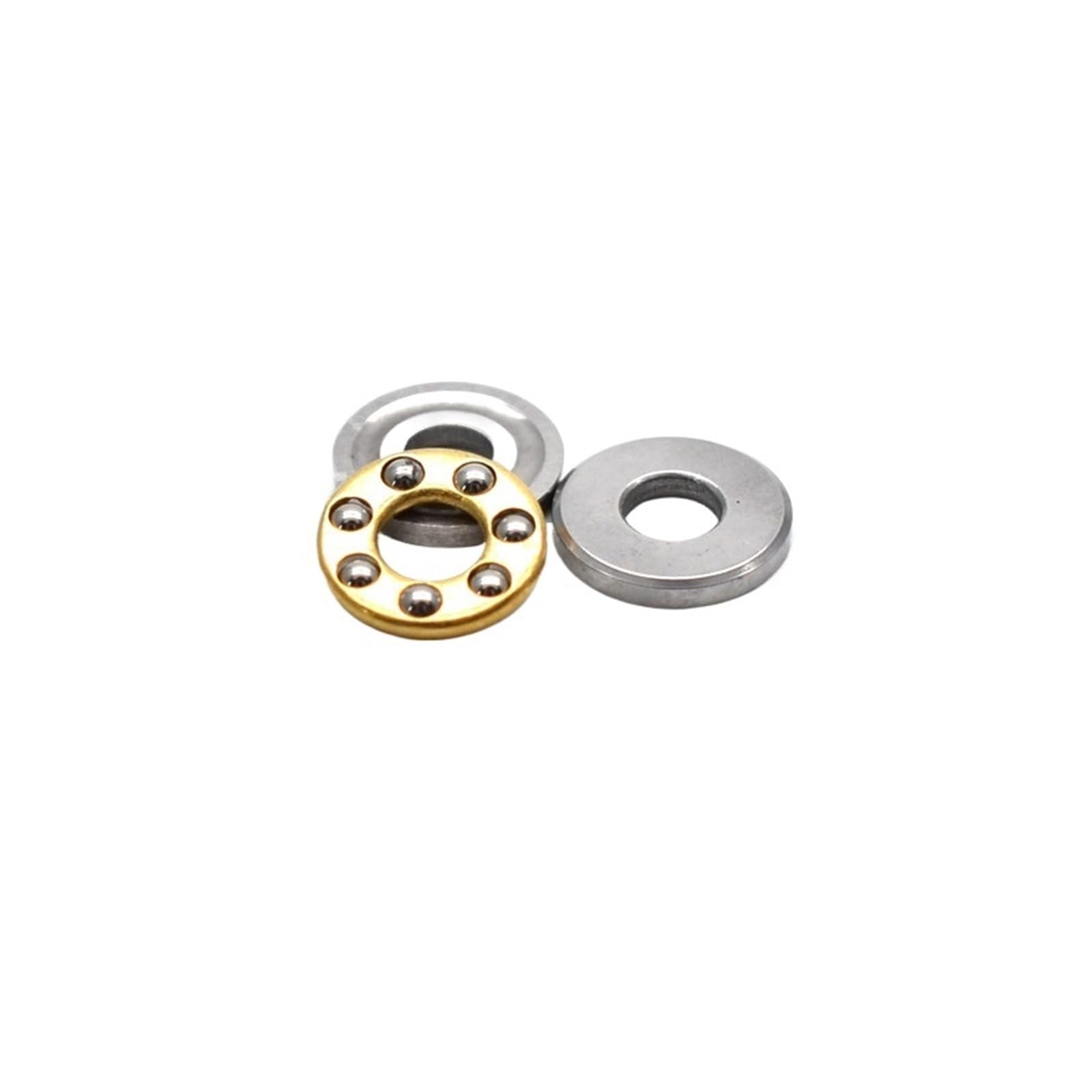 10PCS F2-6M to F12-23M F3-8M F4-9M F5-10M F8-16M F10-18M F12-21M Mini 3-in-1 Thrust Ball Bearing(F7-15M 7x15x5mm)
