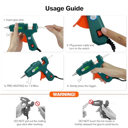 Shjade Hot Glue Gun With 30 Glue Sticks thumb #2