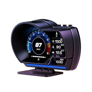 Dual System Car Head-Up Display, with GPS + OBD Two Modes, OBD Car Display, GPS Speedometer, Suitable for All Cars