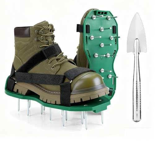 Zapatos con púas para aireación de césped y jardín miniatura 1
