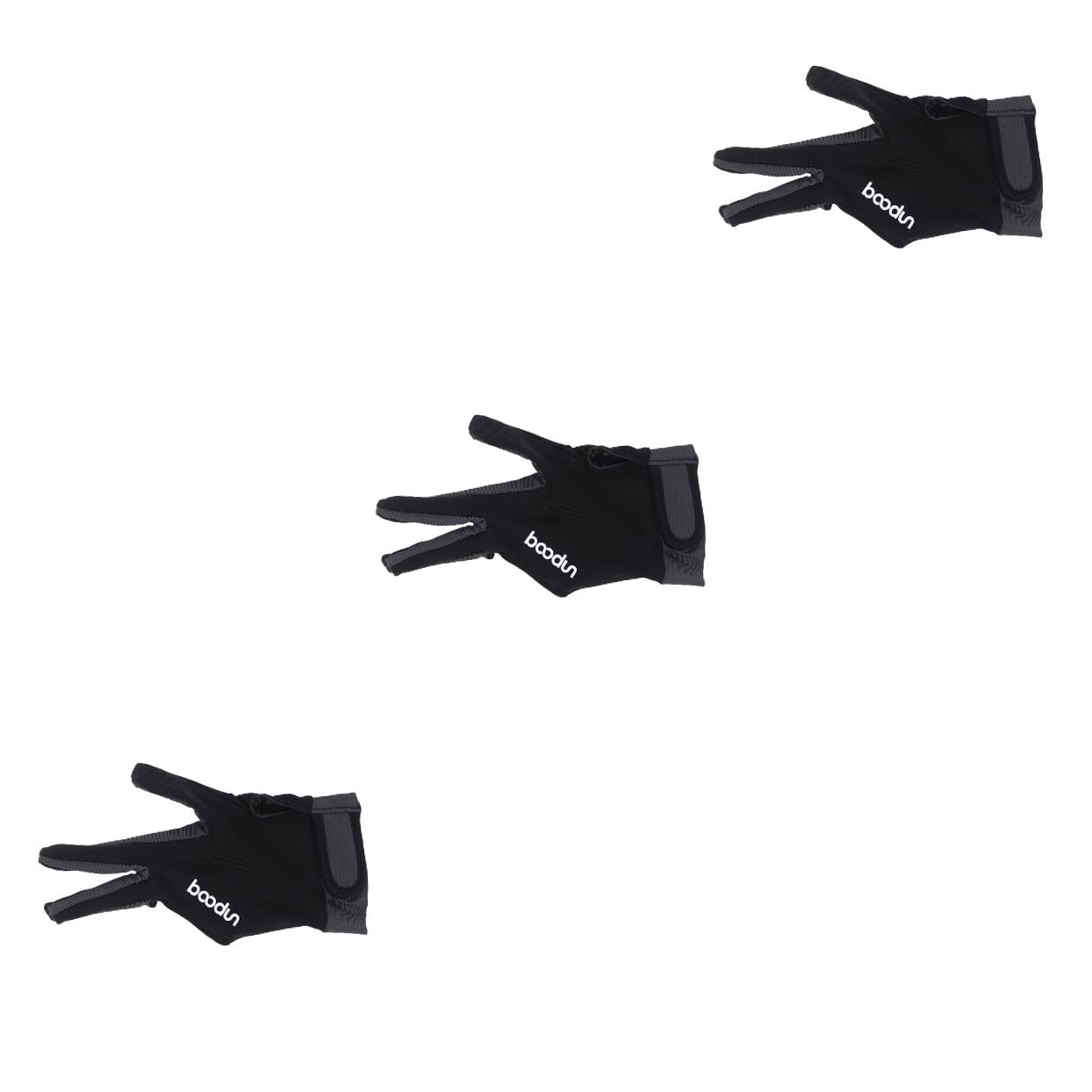BESPORTBLE Gant De Billard Gant De Billard Mitaines pour Hommes Gants d'exercice Gants De Snooker - Gants sans Doigts Gants sans Doigts Gant De Queue De Billard Accessoire À Trois Doigts