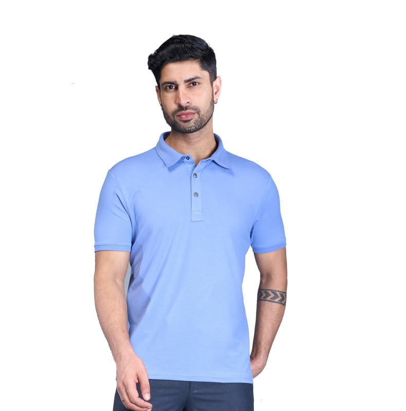 Image of Interwove Bamboo Knitted Polo T-Shirt
