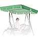 HGTRH Tetto di Ricambio per Dondolo da Giardino A 3 Posti, Tettuccio per Dondolo Tetto di Ricambio, Impermeabile Resistente Ai Raggi UV 210D Oxford Universale Baldacchino Altalena da Giardino Green