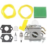 Buckbock C1U-H60 RY28140 Carburetor for Homelite CS26 Ryobi SS26 RY28120 RY28121 RY28141 RY28160 RY28161 UT33600 UT33650 308054013 308054012 308054004 308054008 String Trimmer