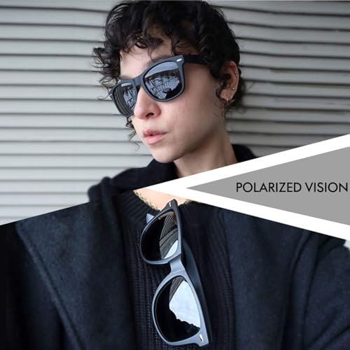 Image of Joopin Square Sunglasses Polarized UV400 Designer Sun Glasses Men Women