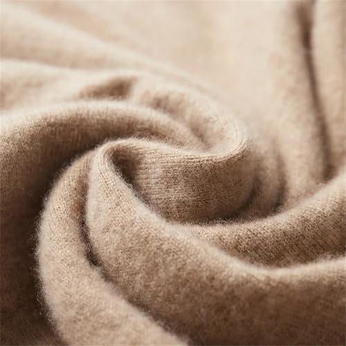 Men's Hooded Collar Knitted Pullover Sweatshirt Thick Warm Long Sleeve Winter Top4