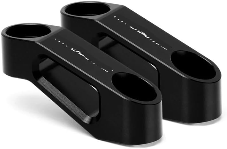 Compatible with for CTX for CTX700 N for CTX1300 for 700 Rear View Mirror Extension Riser Adapter Bracket Stem Extender(Black)