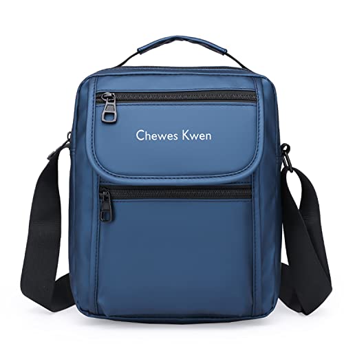 HUAERYOUYUE Schultertaschen Herren Umhängetasche Dauerhaft Seitentasche mit Viele Taschen Große Kapazität Reisetasche Praktische Handtasche für Reisen Arbeit Tablette Cover