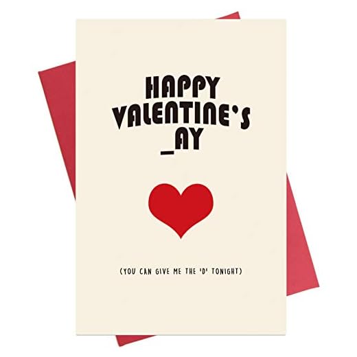 Happy Valentines Day, Unique Pun Vday Card for Husband Boyfriend, Dirty Love Greeting Card