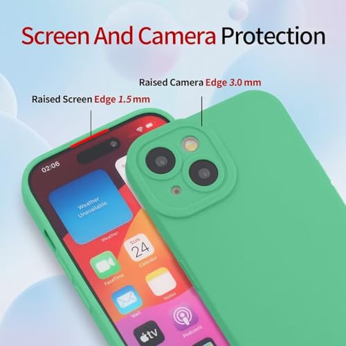 SEAHAI Case for Xiaomi POCO F6 Pro 5G, Ultra Thin Premium Soft Silicone Phone Cover with Thickened Camera Protection Design - Image 2