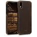 Produktbild kalibri Schutzhülle kompatibel mit Apple iPhone XR - Hülle Leder - Hardcover Handy Cover Case Braun