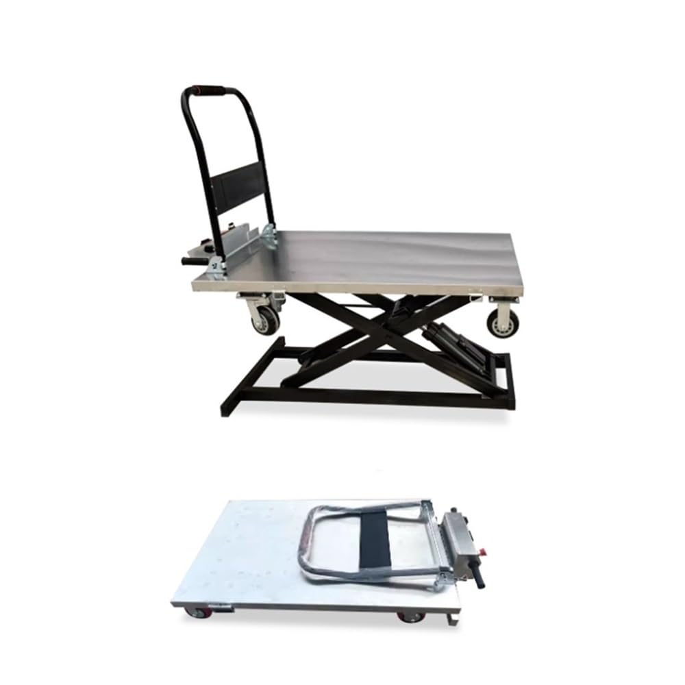 Sollevatori di materiali Piccolo veicolo da trasporto, carrello a mano, sollevamento idraulico, piattaforma di accompagnamento(L)