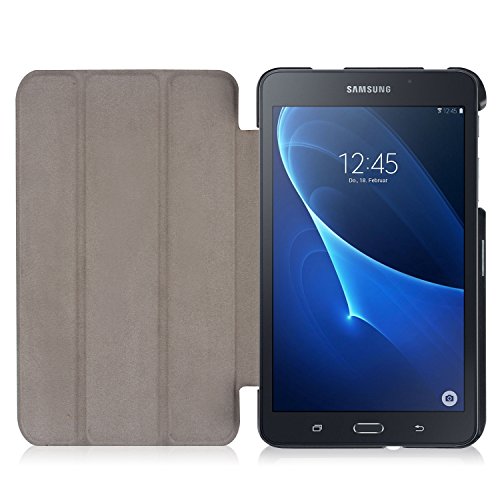Samsung Galaxy Tab A 7.0 Case, Cj Sunshine Ultra Slim Lightweight Smart-Shell Stand Cover With Smart Cover With Auto Sleep/Wake, For Galaxy Tab A 7.0 Inch Tablet(Sm-T280 / Sm-T285) .(Brown) #TOP6