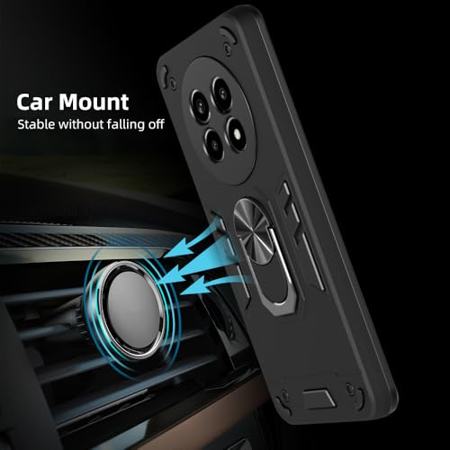 Image of NDCOM for Realme 14 Pro Lite 5G Back Cover | Premium Protective Realme 14 Pro Lite Back Cover | Ring Holder Case