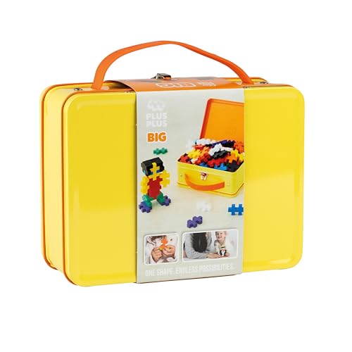 Plus-Plus 9603274 Ingenious Construction Toy, Big Box Basic, Building Blocks Set in Practical Metal Box with Handle - Image 3