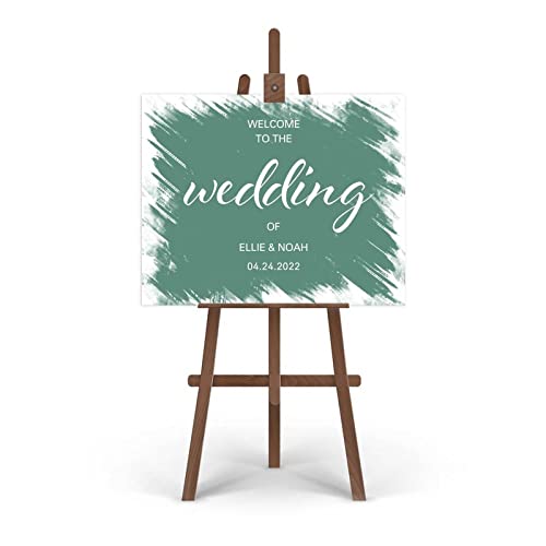Panneau de mariage personnalisé modifiable pour cérémonie moderne - 3