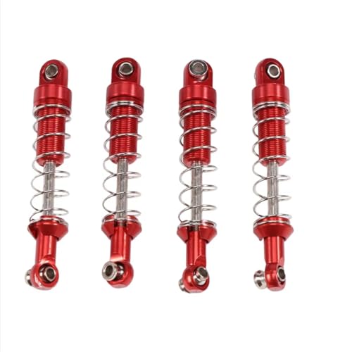 Amortisseur en Métal RC 4 pièces pour mise à niveau voiture MN99S et WPL C34 suspension