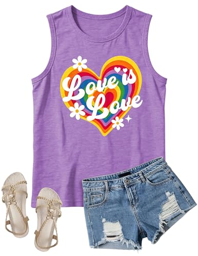 Image of 4th of July Floral American Flag Tank Top for Women Patriotic Sleeveless Apparel