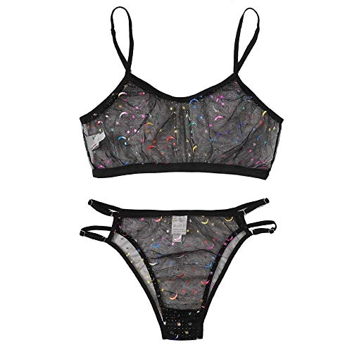 Nuisettes sexy femme pour sublimer les courbes avec un ensemble lingerie transparent confortable