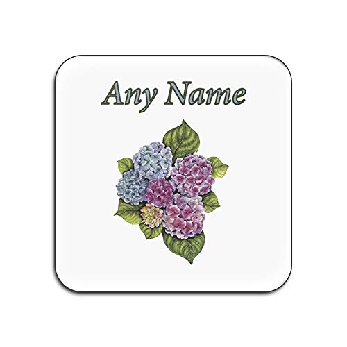 Untersetzer mit Hortensien-Motiv, quadratisch, glänzend, aus Hartfaserplatte (Naturpflanzen-Design, Farboptionen), individueller Name / Nachricht, Endless Summer Forever Ever Together Hortensien Untersetzer mit Hortensien-Motiv, quadratisch, glänzend, aus Hartfaserplatte (Naturpflanzen-Design, Farboptionen), individueller Name / Nachricht, Endless Summer Forever Ever Together Hortensien