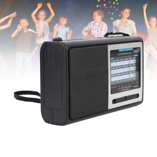 Radio portátil AM FM SW con Bluetooth y batería recargable miniatura 7