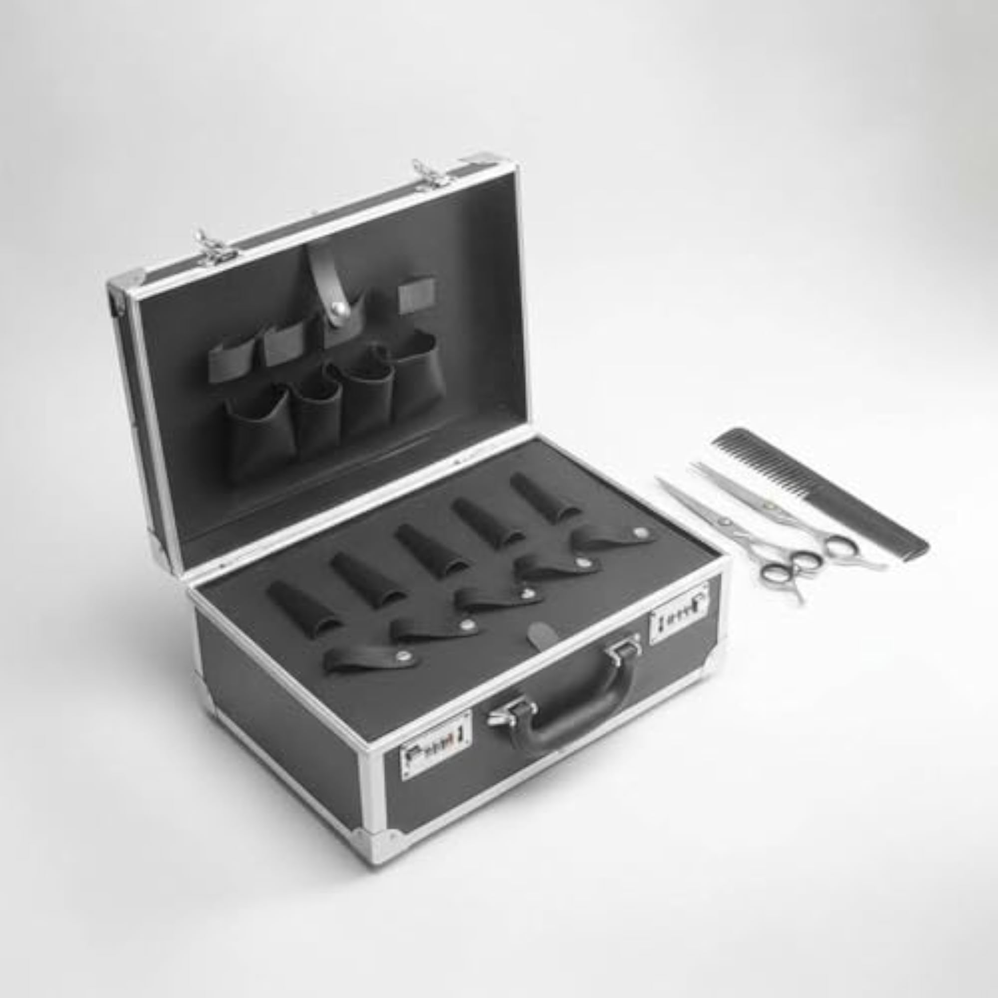 Large Capacity Aluminum Hairstyling Tool Case