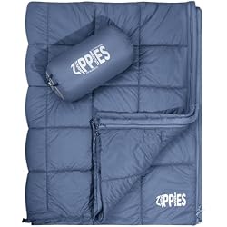 3M Thinsulate Insulation Puffy Camping Blanket for Cold Weather, Queen Size | Warm Camping Quilt with Zipper, Waterproof Outdoor Sleeping Bag for Hammock, Cozy & Versatile Gift for Men and Women