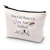 softbol femenino panama ❤Bolsa con Qoute: Esta chica corre en Jesús y sóftbol