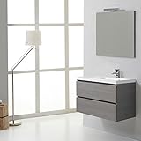 MUEBLE DE PARED MANHATTAN DE 90 CM El mueble de pared para bañomodelo Manhattan también viene en una presentación de 90 cm. En este caso se ofrece con el elegante acabado en gris y con dos grandes compartimientos. Este producto es ideal para un baño caracterizado por su practicidad y modernidad, gracias a su tamaño y color. La línea de muebles de...