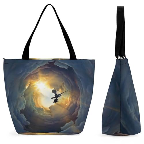 Sac à bandoulière pour femme Dragon Volant le compagnon idéal de vos journées shopping