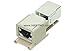 Modular Connectors / Ethernet Connectors HAN BRID-RJ45 PANEL FEED THROUGH