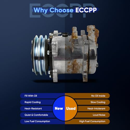 Image of ECCPP AC Compressor CO-5104C Fast Cooling SD507 AC Compressor with Clutch