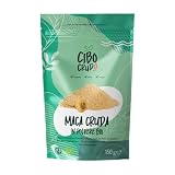 CiboCrudo Maca in Polvere Cruda BIO - 150 g - Maca Peruviana Pura al 100% Integratore Naturale Fonte di Antiossidanti, Vitamina C, Ferro, Calcio, Potassio, Energia