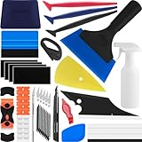 Arayker Car Window Tint Installation Tools Kit Window Film Tinting Kit Vehicle Glass Protective Film Installation Kit with 300ml Adjustable Spray Bottle for Car Tints, Window Film