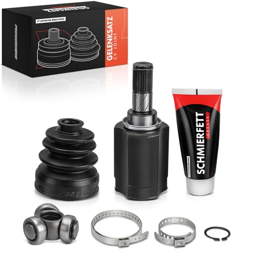 Frankberg Joint Kit Drive Shaft Front Axle Compatible with Qashqai +2 I J10 JJ10E NJ10 1.6L 2007-2013 Replace# 39711JD02B