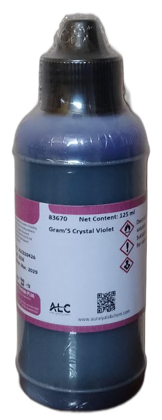 ALC Gram's Crystal Violet Solution, 125 ml, Suitable for Microscopy, 83670-image-36