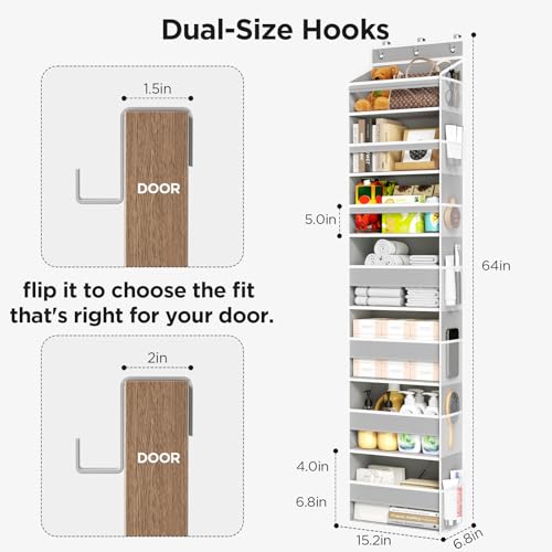 Mefirt 7-Tier Over-the-Door Organizer - $19.48 w/ Code + 35% Off Code CEPEXF7S - image 3