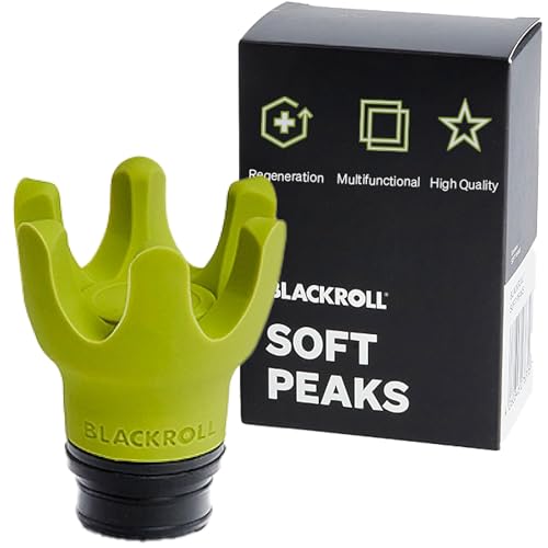 BLACKROLL® SOFT PEAKS Der weiche FASCIA GUN Aufsatz zur Anwendung an sensiblen Stellen wie Kopf, Kiefer, Gelenke und CMD-Problemen