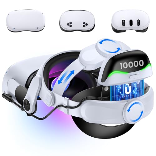 CoguyTech VR Headstrap für Meta Quest 2/3/3S, 10000...