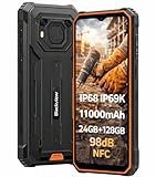 ★ 【IP68 & IP69K Résistant à l'Eau et à la Poussière】 Conçu pour survivre et prospérer, le Blackview BV6200 Plus bénéficie de la certification IP68 & IP69K. Qu'il soit submergé dans l'eau, exposé à de la poussière lourde ou résistant à des jets à haute pression, il garantit votre tranquillité d'esprit et votre confiance. (Protection contre les chutes à 360°, immersion jusqu'à 1,5 mètre pendant 30 minutes, certification MIL-STD 810H, mode gants)