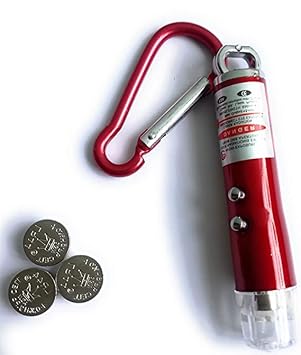 Laser Pointer 2 in 1 Pocket RED Plus UV Light